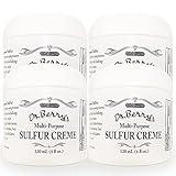Dr. Berry's Multi-Purpose Sulfur Creme (4 Pack) | Itch Relief from Insect Bites, Acne, and Skin Ailments | Fast and Effective with a Potent Blend of Anti-Inflammatory Ingredients