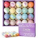 CalmNFiz 20PCS Bath Bombs for Women Presents Set Natural Wonderful Fizz Effect Bath Bomb with Shea Butter & Essential Oils, Bubble Bath Mothers Day Presents for Mom, Wife, Girlfriend