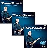 GHS Strings GB-DGF David Gilmour Signature Series, Nickel Plated Electric Guitar Strings, 10-48, Pack of 3