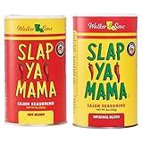 Slap Ya Mama Cajun Seasoning from Louisiana, Spice Variety Pack, 8 Ounce Cans, 1 Original Cajun and 1 Hot Cajun Blend