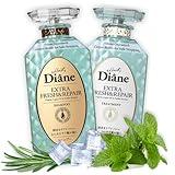 Moist Diane Anti Dandruff Shampoo and Conditioner Set for Oily Hair, Keratin Shampoo for Women & Men with Argan Oil, Tea Tree & Mint from Japan, Paraben& Silicone Free, EXTRA FRESH & HYDRATE 30.4Fl Oz