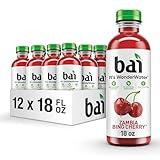 Bai Antioxidant Infused Water Beverage, Zambia Bing Cherry, with Vitamin C and No Artificial Sweeteners, 18 Fluid Ounce Bottle, 12 Pack