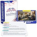 United States History Flash Cards – 75 US American Major Events & Milestones – AP Learning Resource for Studying, Government Teaching Aid Tool, Social Studies Civics Reference – Classroom & Homeschool