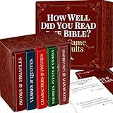 QUOKKA Rethink. Bible Trivia Game for Adults – 250 Bible Trivia Cards for Christians – Fun Christian Games for Adults & Family – Religious Gifts for Men and Women - 5 Categories to Check How Well You