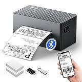 PEDOOLO Label Printer, 4x6 Shipping Label Thermal Printer for Packages, Bluetooth Conection and Compatible with Android. iPhone.Windows, Mac, Chromebook, Amazon, Ebay, UPS.USPS, FedEx, Shopify