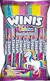 Winis Unicorn | Chewy Candy Swirl | Cotton-Candy Flavored | Sharing Size 4.3 Oz Bag - 11 Pieces | Gifts, Holiday, Parties, Concessions, Pantry, Non-Melting, Party
