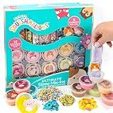 Squishmallows Ultimate Slime Mix'Ins, 10-Pack, Glitter & Cloud Slime, 8 Fun Add Ins, Pre-Made for Kids, Crunchy, Bulk, Great 6 Year Old Toys, Super Soft Sludge Toy