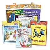 Kaplan Early Learning Classic Read-Aloud Books and CDs Set - 6 Storybooks with Audio for Early Literacy & Listening Skills | Read Along Books for The Classroom or Home | Children's Book with CD for