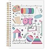AQYIP Occupational Therapy Spiral Notebook, OT Gifts for Women Journaling Notebooks, Gifts for Occupational Therapists Journal, Therapeutic Gifts Notebooks for Note Taking, 5.5x8.3 Inch