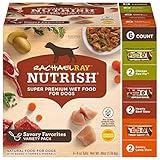 Rachael Ray Nutrish Natural Premium Wet Dog Food, Savory Favorites Variety Pack, 8 Ounce Tub (Pack of 6) (6303230800)