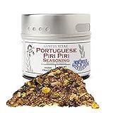 Portuguese Piri Piri Fire Seasoning | Gourmet Spice Blend | Non GMO, All Natural | Handmade in Small Batches in USA | Artisanal Seasoning Mix | Magnetic Tin | GLP-1 Friendly | Sustainably Sourced Rub | Ultra Premium | Gustus Vitae | #790