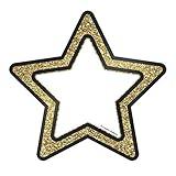 Sparkle and Shine Gold Glitter Stars Cut-outs