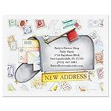 Colorful Images Keep In Touch Personalized New Address Postcards-Pack of 24 Cards With Customized Names & Addresses, Set of 24 Moved Cards, Change of Address & Housewarming Announcements, 5.25" x 4"