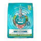 Purina ONE High Protein, Natural Senior Dry Cat Food, Indoor Advantage Senior+ - 3.5 lb. Bag