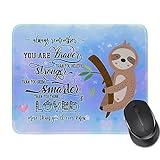 Cute Cartoon Animal Lover Gifts Mouse Pad for Women Men Cartoon Animation TV Movie Lover Gifts Birthday Halloween Christmas Graduation Gifts for Son Daughter Friends (Sloth)