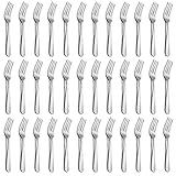 36-Piece Dinner Forks Set, Funnydin 7.1 Inches Stainless Steel Forks Silverware, Durable Table Forks Set, Use for Home, Kitchen and Restaurant - Mirror Polished, Dishwasher Safe
