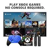 Xbox Elite Series 2 Core Blue Controller + Fire TV Stick 4K Game Pass Ultimate 1 Month Bundle Series X|S, Windows PC, Android & iOS