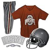 Franklin Sports NCAA Ohio State Buckeyes Kids College Football Uniform Set - Youth Uniform Set - Includes Jersey, Helmet, Pants - Youth Small