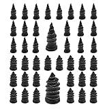 40PCS Tire Repair Rubber Nail, Vacuum Tire Repair Kits Spiral Rubber Nails, Tire Screw Plug Fast Tool Self Service Tire Repair Nail for car, Motorcycle, Truck, Tractor Tire Puncture Repair