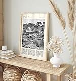 Sicily Wall Art, Sicily Wall Print, Italy Art Vintage Travel Black And White Print Travel Photo 2 Poster Photo