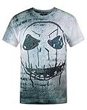 Nightmare Before Christmas Jack Skellington Face Sublimation Boy's T-Shirt White