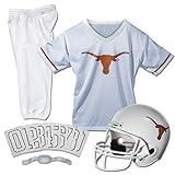 Franklin Sports NCAA Texas Longhorns Kids College Football Uniform Set - Youth Uniform Set - Includes Jersey, Helmet, Pants - Youth Small
