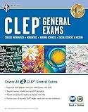 CLEP® General Exams Book + Online, 9th Ed. (Includes College Math, Humanities, Natural Sciences, and Social Sciences & History) (CLEP Test Preparation)