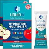 Liquid I.V.® Hydration Multiplier® +Kids - Crisp Red Apple | Electrolyte Powder Drink Mix | 2 Pack (16 Servings)