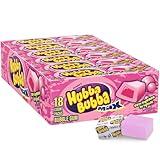 HUBBA BUBBA Gum Max Bubble Gum Bulk, Individually Wrapped, Original Flavor, 5 Count Packs, 18 Pack Bundle