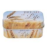 Christian Art Gifts Bible Verse Promise Cards | Bread of Life – 202 Scriptures to Nourish Your Soul | Daily Encouraging Pocket Size Scripture Cards for Men and Women in Decorative Tin