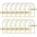 No Bend Hair Clips 24PCS No Crease Hair Clip for Styling Gold Glitter Bridesmaid Hair Clips for Makeup Get Ready Hair Setting Clips for Bangs Bridesmaid Proposal Gifts(24 pcs/12 cards)