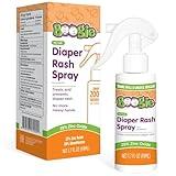 Boogie Diaper Rash Cream Spray for Baby, Travel Friendly No-Rub Touch Free Application for Sensitive Skin, Over 200 Sprays per Bottle, 1.7 oz (Pack of 1)