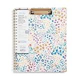 Blue Sky 2025-2026 Weekly and Monthly Academic Year Teacher Lesson Planner Calendar With Clipboard, July 2025 - June 2026, 8.5" x 11", Hard Cover, Wirebound, Laminated Tabs, Miah