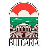 Bulgaria Sticker 4 Inch City Travel Souvenir Destination - Waterproof Vinyl Decal for Laptop Water Bottle Car Tumbler - Durable Aesthetic Long-Lasting Stickers for Adults ID44990