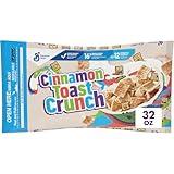 Cinnamon Toast Crunch Breakfast Cereal, Crispy Cinnamon Cereal, Value Bag, 32 oz