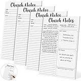 Geyee Church Notebook 5.5 x 8.5 Inch Tear Away Sermon Journal Christian Sticky Pads Religious Sticky Notepads Note Taking Supplies(10 Pcs)