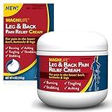 MagniLife Leg & Back Pain Relief Cream, Fast-Acting Pain Relief, Naturally Soothe Burning, Tingling and Stabbing Pains with Aloe and Calendula - 4oz