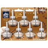 Glade PlugIns Refills Air Freshener, Scented and Essential Oils for Home and Bathroom, Cozy Vanilla Cappuccino, Limited Edition Scent, 4.69 Fl Oz, 7 Count