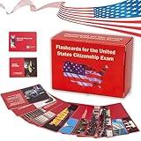 US Citizenship Test Flash Cards - 100 USCIS Civics Questions & Answers |Naturalization Study Guide | Civic Test Flashcards & Booklet Combo Set (Card Style-B)