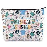 WZMPA Medical Assistant Cosmetic Bag - Graduation & Retirement Gift, Nurse & Medical Assistant Makeup Zipper Pouch