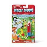 Melissa & Doug On The Go Water Wow! Reusable Water-Reveal Coloring Activity Pad – Sports