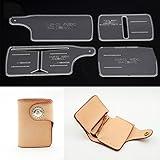 NW Short Acrylic Template Wallet - Leather Pattern Templates for Bags