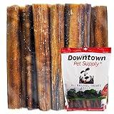 Downtown Pet Supply Bully Sticks for Dogs (12", 10-Pack, Jumbo) Non-GMO, Grain Free, Rawhide Free Dog Chews Long Lasting Pizzle Sticks - Low Odor Bully Sticks for Large Dogs