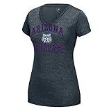 NCAA Arizona Wildcats Women's Distressed School Arch Heathered Grand Slam Tee, XX-Large, Charcoal HTR