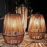 Solar Lanterns, KagoLing Solar Lanterns Outdoor Waterproof Hanging Solar Lights Outdoor Waterproof Solar Lamp Lights Decoration for Outside Garden,Yard,Patio,Porch,Trees,Lawn,Pathway Decor, 2 Pack