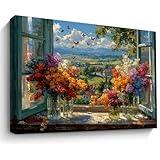 Wooden Framed Canvas Art Prints for Home Decor,Living Room,Bedroom,Kitchen,Office,Gift for Him and Her on Special Occasions,16in x24 in-Ready to hang