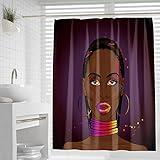 Kids Multi-Fish Fabric Shower Curtain for Bathroom, Cute Cartoon Fishes Hight Quality Bath Curtain Set with Hooks