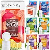 Aromatherapy & Sport Shower Steamers – 24 Pack Shower Bombs with 6 Scents, 100% Pure Essential Oils, Refreshing & Relaxing, Spa & Birthday Gifts for Women, Ideal Summer Self-Care & Father’s Day Gift