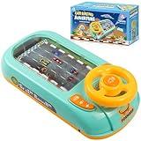 Beacron Musical Steering Wheel Toys for Boys 4-6: Toddler Simulated Driving Racing Car Game with Sound Ages 3+ Year Old, Interactive Educational Learning Race Truck for Kids Girls Xmas Birthday Gifts