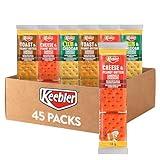 Keebler Sandwich Crackers, Single Serve Snack Crackers, Lunch Snacks, Variety Pack (45 Packs)